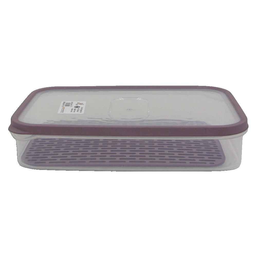 Beehome-1.65L-Rectangular-Tupperware-with-Strainer