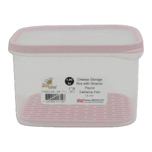 Beehome 1.6L Pink Tupperware with Strainer