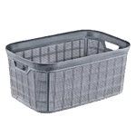 Beehome Grey Rectangular Laundry Basket