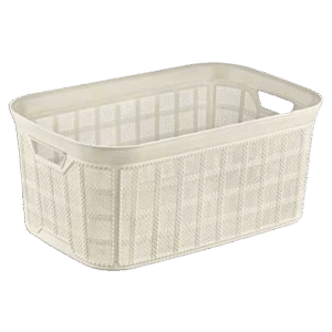 Beehome Beige Rectangular Laundry Basket
