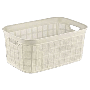 Beehome Beige Rectangular Laundry Basket