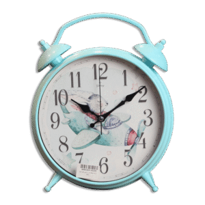 Blue Kids Bedroom Clock