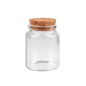 Glass 5x3cm Jar with Cork