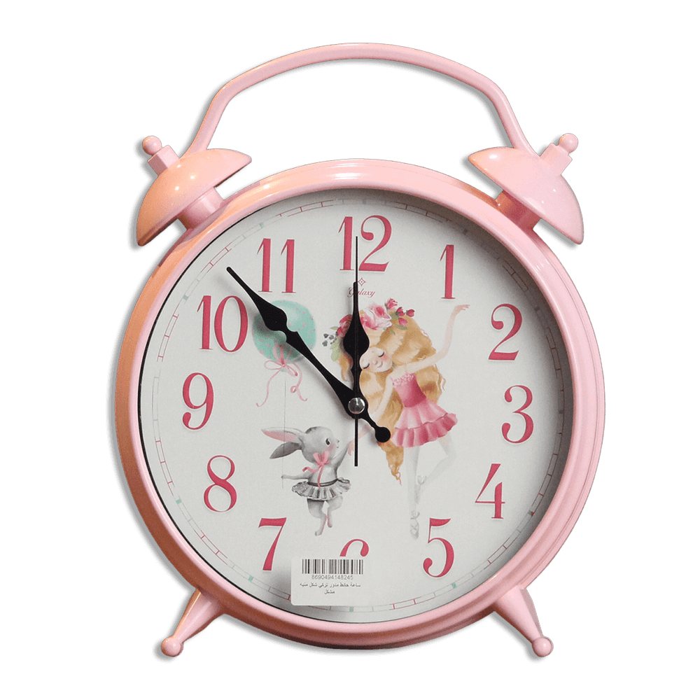 Pink-Kids-Bedroom-Clock
