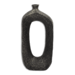 Resin Medium Black and Gold Open Jar