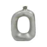 Resin Small Silver Open Jar