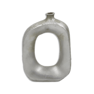 Resin Small Silver Open Jar
