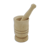 Wooden 11.5x7cm Garlic Mortar