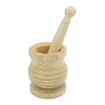 Wooden 15cm Garlic Mortar