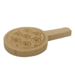 Wooden 15cm Round Kaak Mold