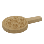 Wooden 15cm Round Kaak Mold