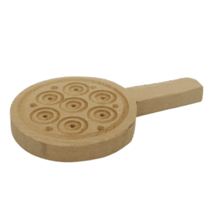 Wooden 15cm Round Kaak Mold