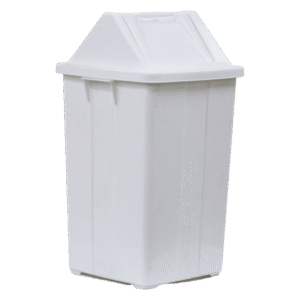3M Plast 20L White Swing Dustbin