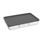 Bager Smart Grey 7 Compartment Storage Container with Lid