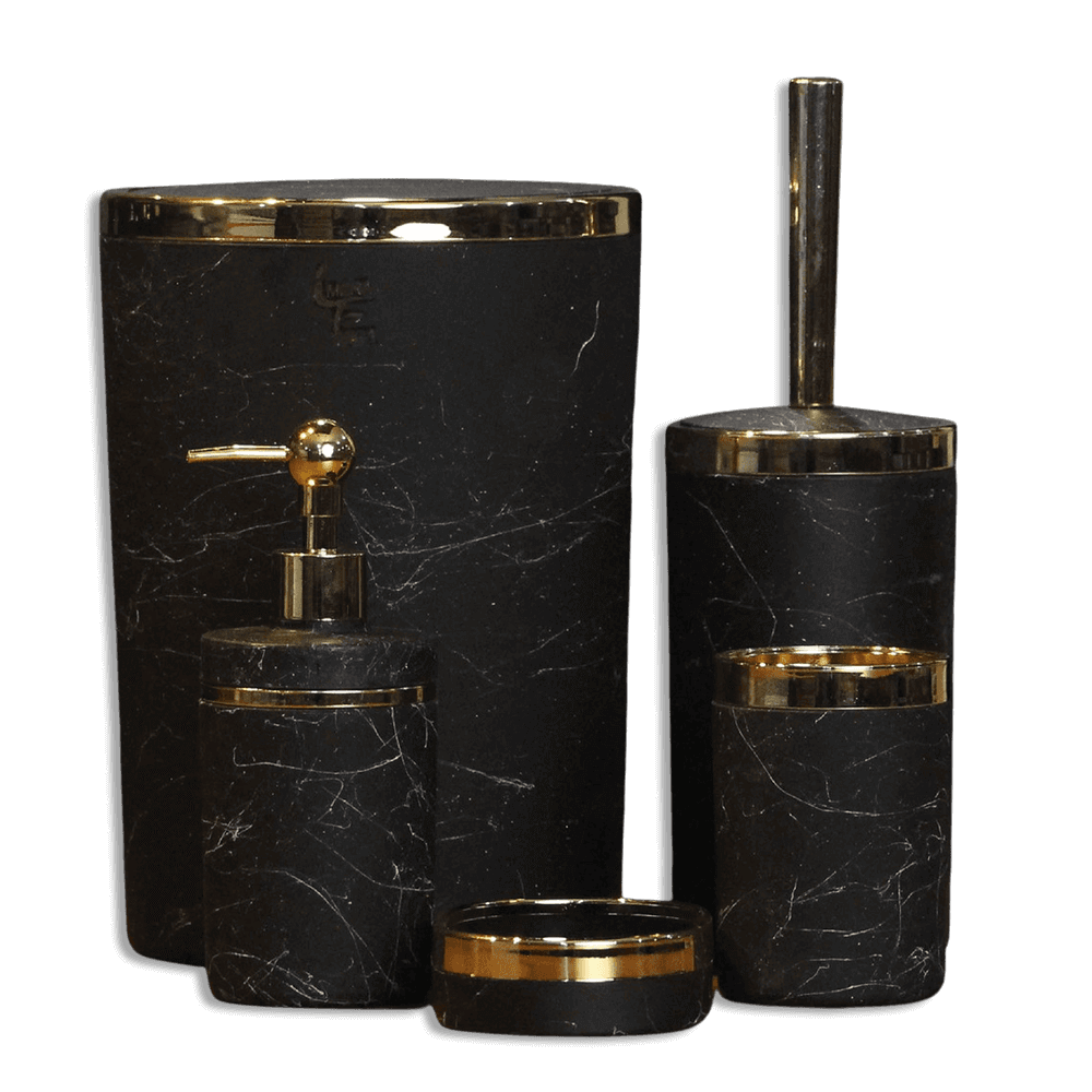 Bathroom-Marbled-Black-&-Gold-Frame-Set-of-5pcs