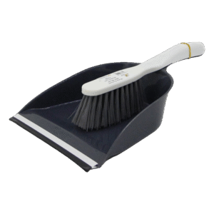 Beehome Grey Brush with Dustpan