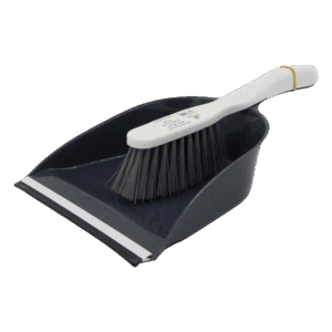 Beehome Grey Brush with Dustpan