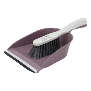 Beehome Purple Brush with Dustpan