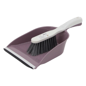 Beehome Purple Brush with Dustpan