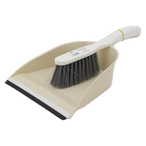 Beehome Beige Brush with Dustpan