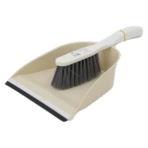 Beehome Beige Brush with Dustpan