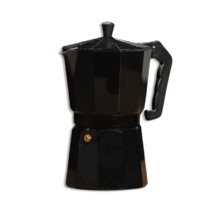 Black Metal Mokka Pot for 9 Coffee Cups