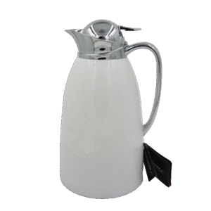 Dosthoff 1L White Stainless Steel Vacuum Flask