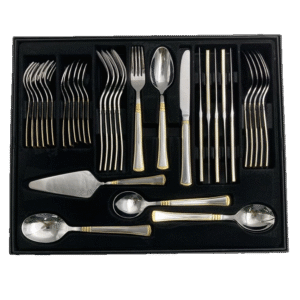 Dosthoff 72 Pcs Golden Cutlery Set