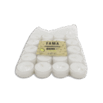 Fama 20pcs Round Unscented Tealight Candles