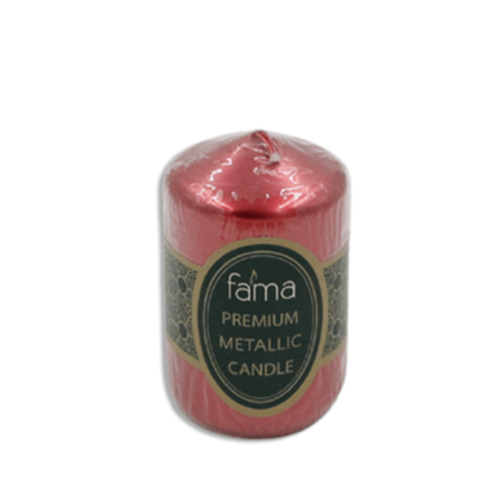 Fama-Glossy-Red-10cm-Candle