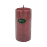 Fama Decorative Pillar Candle 15×7.5 cm Red Classic Home Accent