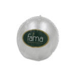 Fama Metallic Round Candle 6 cm Silver Decorative Accent Candle