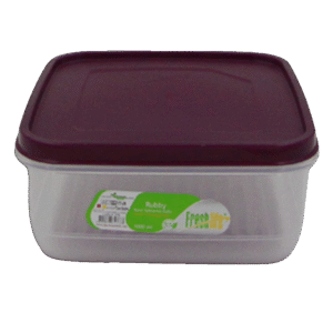 Freshlife 1000ml Dark Purple Squared Tupperware