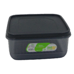 Freshlife 1000ml Black Dimmed Squared Tupperware