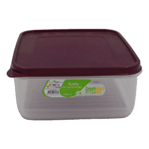 Freshlife 1700ml Dark Purple Squared Tupperware