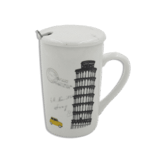 Glass Mug with Lid & Spoon