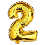 Gold Helium Balloon Number Two
