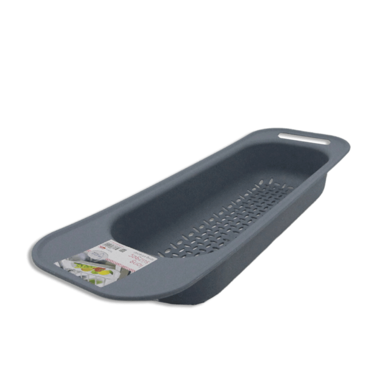 Grey Plastic Long Strainer
