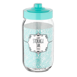 Hane Blue 1L Candies Jar