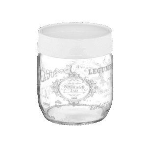 Hane Retro Patterned 425ml Jar