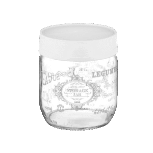 Hane Retro Patterned 425ml Jar