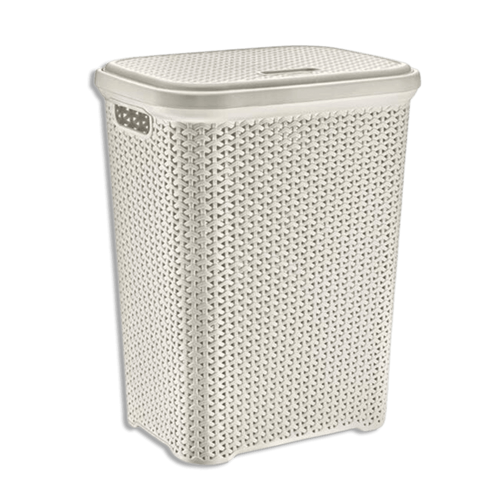 Hobby-Life-35L-White-Rattan-Laundry-Basket