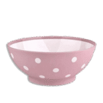 Hobby Life 600ml Pink Spotted Food Bowl