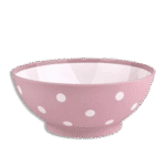 Hobby Life 600ml Pink Spotted Food Bowl
