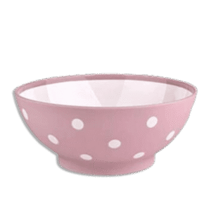 Hobby Life 600ml Pink Spotted Food Bowl