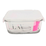 Lav Glass Storage Box with Lid