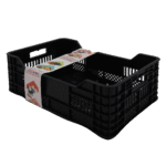 Mert Plast Black Storage Basket