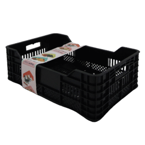 Mert Plast Black Storage Basket