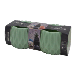 Mert Plast Green Patterned Plant Pot