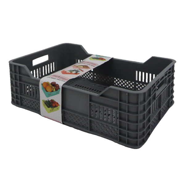 Mert Plast Grey Storage Basket